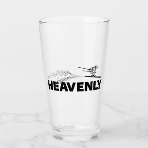 Heavenly Ski Resort California Nevada Ski Jumper Glass