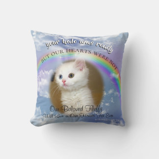 Heavenly Sky With Halo  Pet Memorial Cushion
