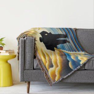 Heavenly Stairs Christian Art Throw Blanket