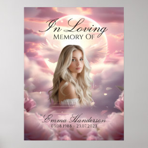 Heavenly Wings Memorial Welcome Sign Poster