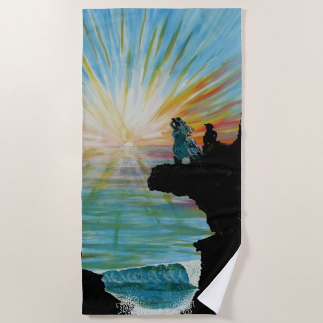 Heaven's  gate beach towel (Front)