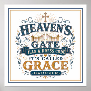 Heaven's Gate Dress Code It's Called Grace Quotes Poster