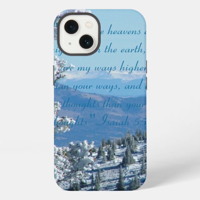 "Heavens Higher"-Mountain iPhone Case (Back)