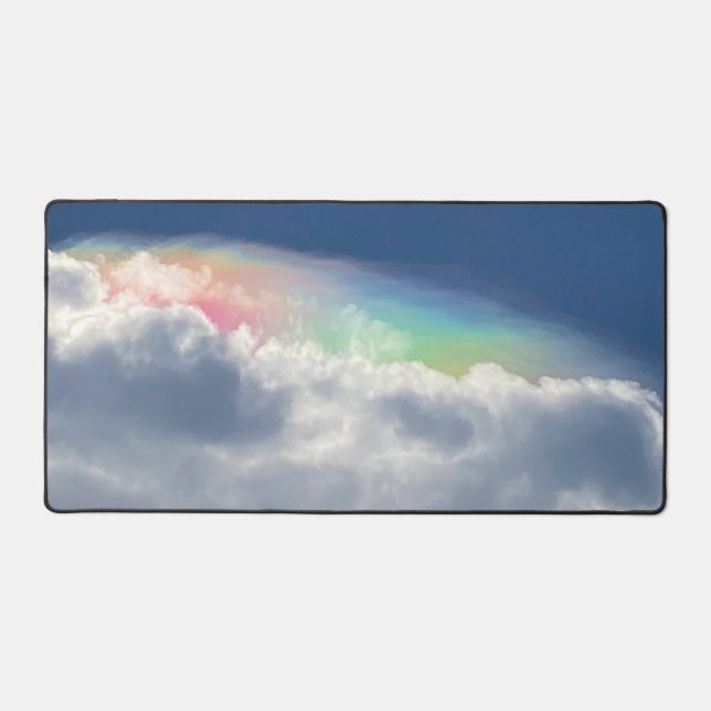 Heaven's Rainbow  Desk Mat (Front)