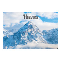 Heavens Text Beautiful Blue Sky image Enlargement