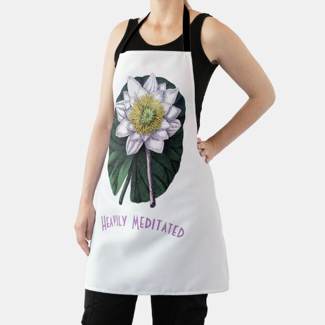 Heavily Meditated Funny Lotus Apron (Insitu)