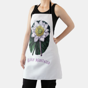 Heavily Meditated Funny Louts Apron