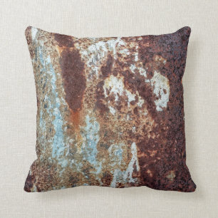 Heavily Rusted Metal Pattern Cushion