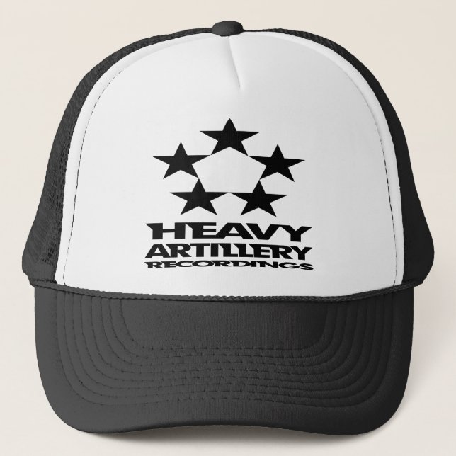HEAVY ARTILLERY HAT (Black Logo) (Front)