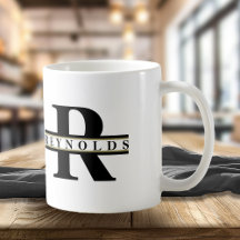 Heavy Bold Monogram and Name Black/Gold ID613