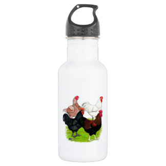 Heavy Breed Rooster Quartet 532 Ml Water Bottle