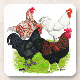 Heavy Breed Rooster Quartet Coaster