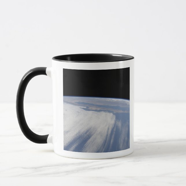 Heavy cloud cover over the Pacific Ocean Mug (Left)