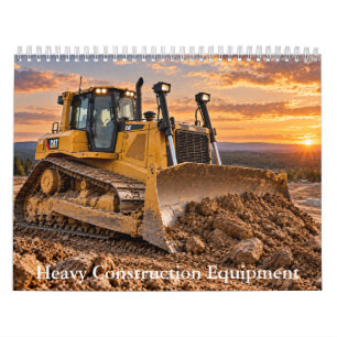 Heavy Construction Equipment Calendar