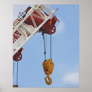 Heavy construction equipment poster