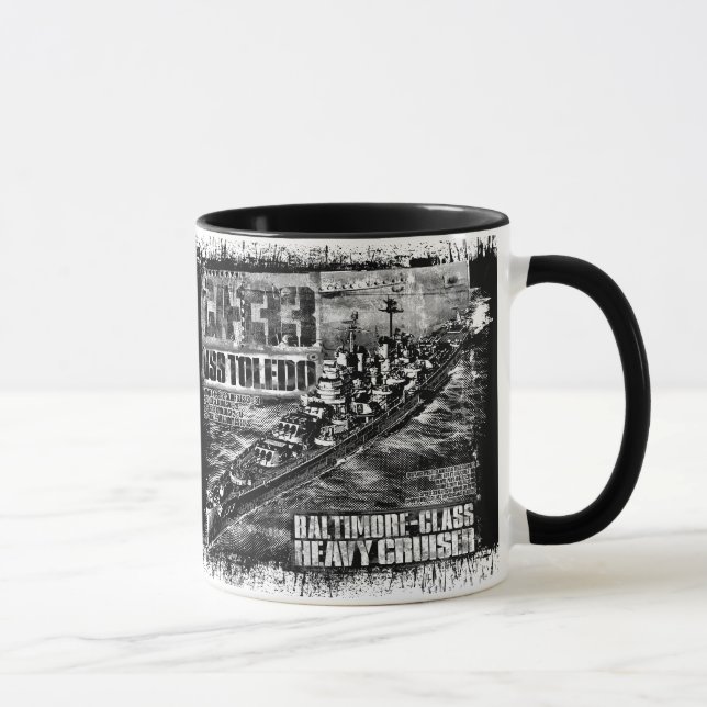 Heavy cruiser Toledo Ringer Mug (Right)