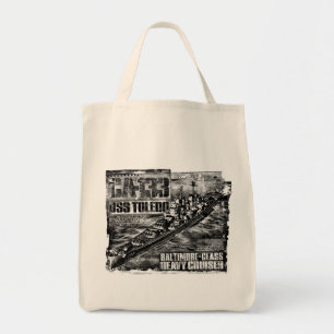 Heavy cruiser Toledo Tote Bag