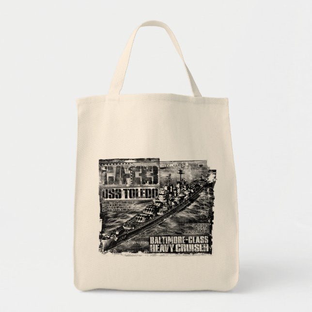 Heavy cruiser Toledo Tote Bag (Front)