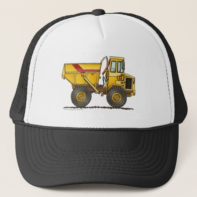 Heavy Duty Dump Truck Construction Hats (Front)