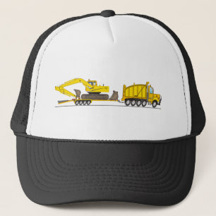 Heavy Duty Dump Truck Crane Trucker Hat