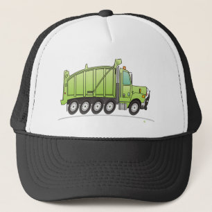 Heavy Duty Dump Truck Green Trucker Hat
