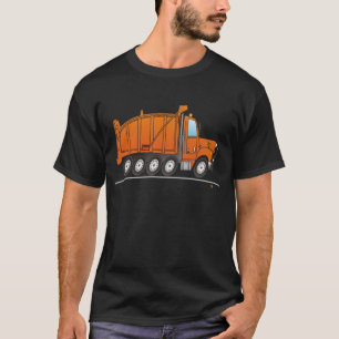 Heavy Duty Dump Truck Orange T-Shirt