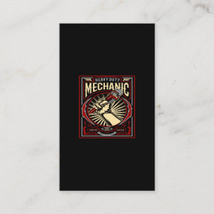 heavy duty mechanic business card