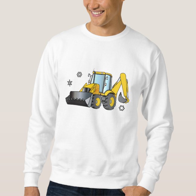 Heavy Equipment: Backhoe Sweatshirt (Front)
