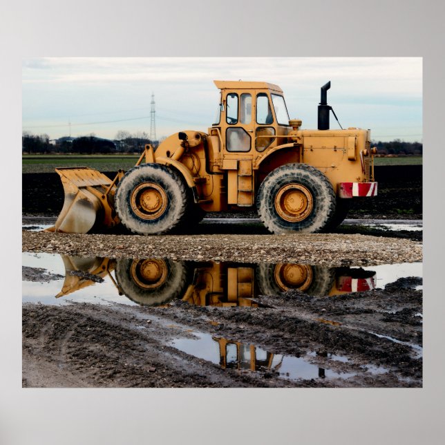HEAVY EQUIPMENT FRONT LOADER POSTER (Front)