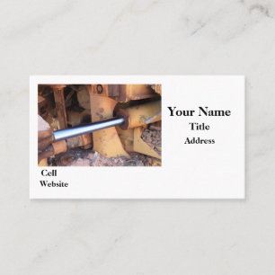 Heavy Equipment hydraulic cylinder Business Card
