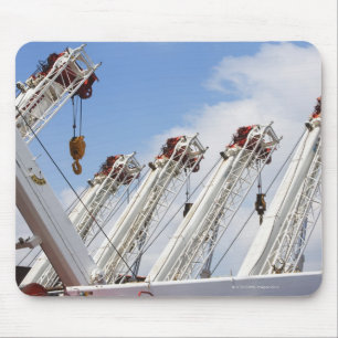 Heavy equipment mouse pad