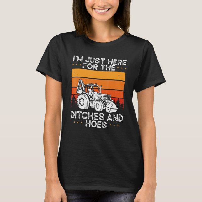 Heavy Equipment Operator Backhoe Operator Men 13 T-Shirt (Front)