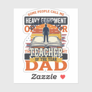Heavy Equipment Operator Dad Vintage Shirt Design_