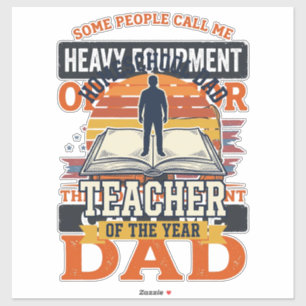 Heavy Equipment Operator Dad Vintage Shirt Design_