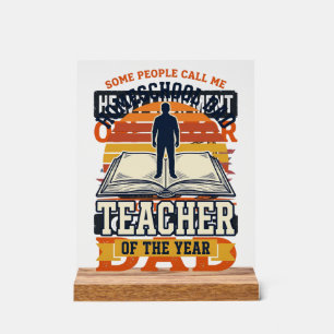 Heavy Equipment Operator Dad Vintage Shirt Design_ Acrylic Sign