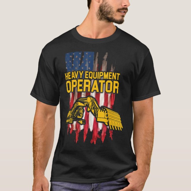 Heavy Equipment Operator Plans  Driver 1 T-Shirt (Front)