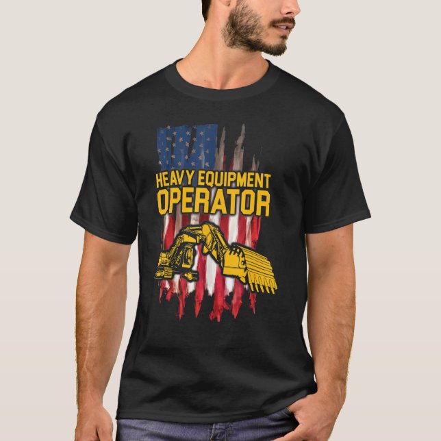 Heavy Equipment Operator Plans  Driver 1 T-Shirt (Front)