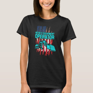 Heavy Equipment Operator Plans Driver T-Shirt