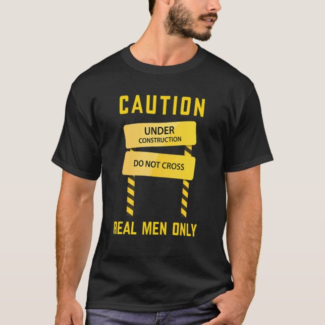 Heavy Equipment Operator Road Construction for Men T-Shirt (Front)
