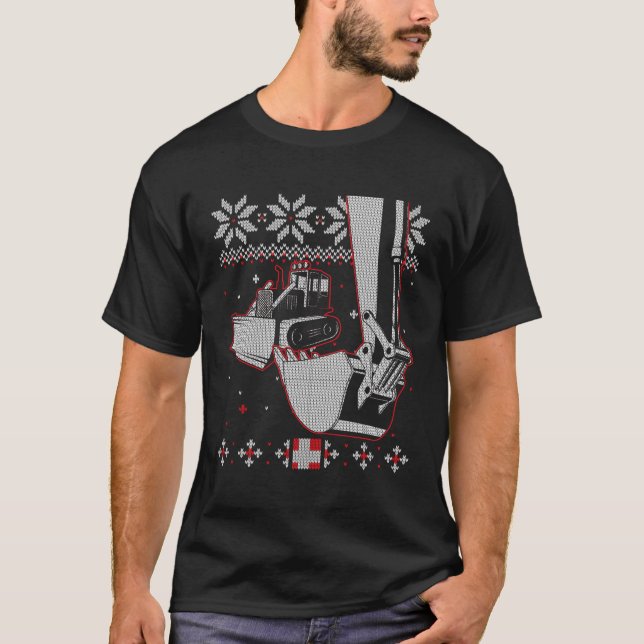 Heavy Equipment Operator Ugly Construction Worker  T-Shirt (Front)