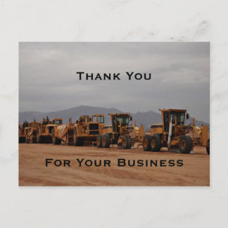 Heavy Equipment Postcard