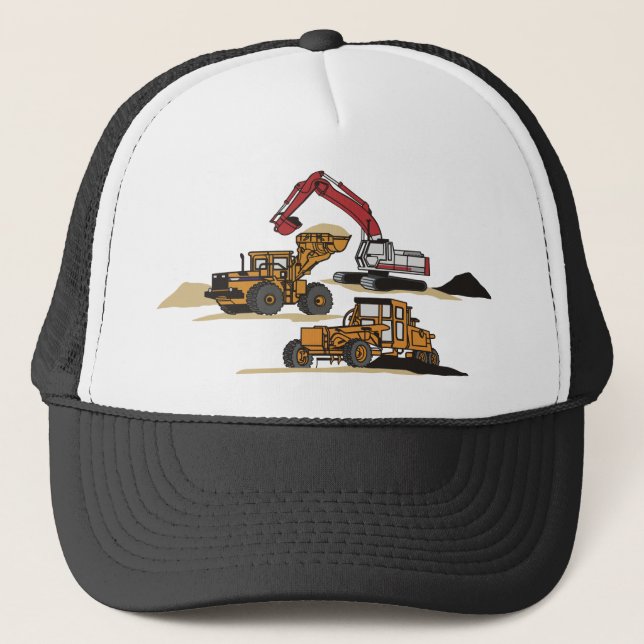 Heavy Equipment Trucker Hat (Front)