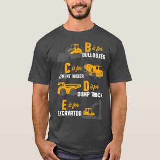 Heavy Equipments Construction Operator T-Shirt