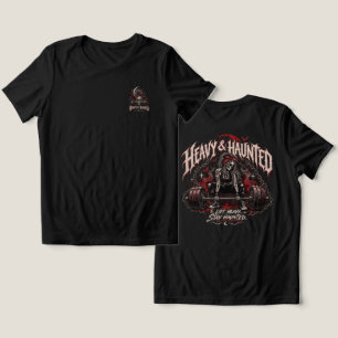 Heavy & Haunted Gothic Skull Barbell Gym Shirt