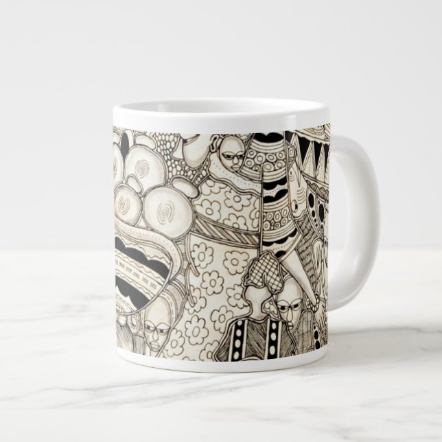 Heavy Load 2 Large Coffee Mug (Front Right)