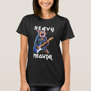 Heavy Meowtal - Funny Cat & Heavy Metal T-Shirt