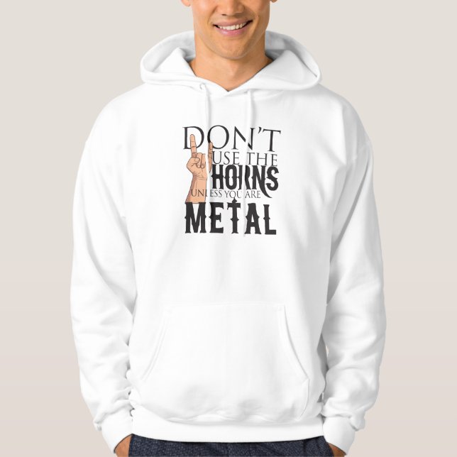 Heavy Metal Badass Hoodie (Front)
