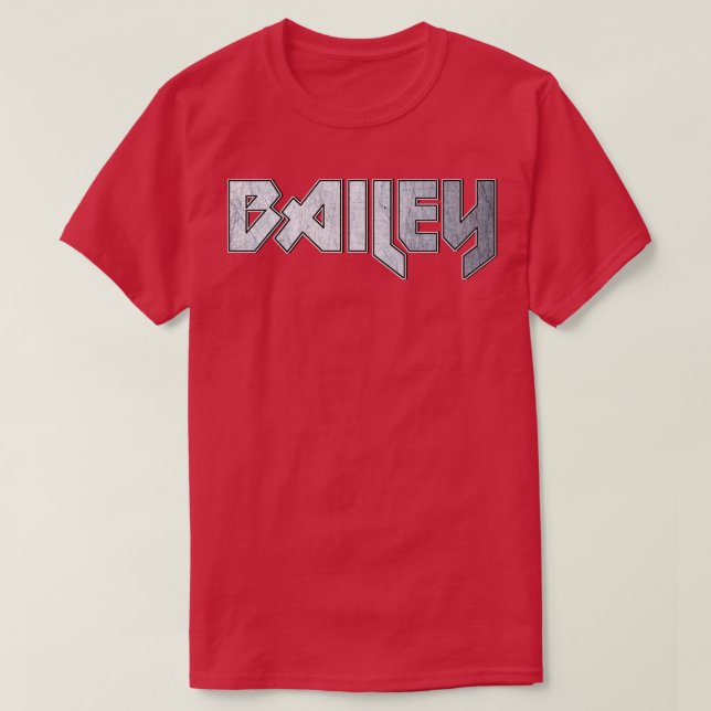 Heavy metal Bailey T-Shirt (Design Front)