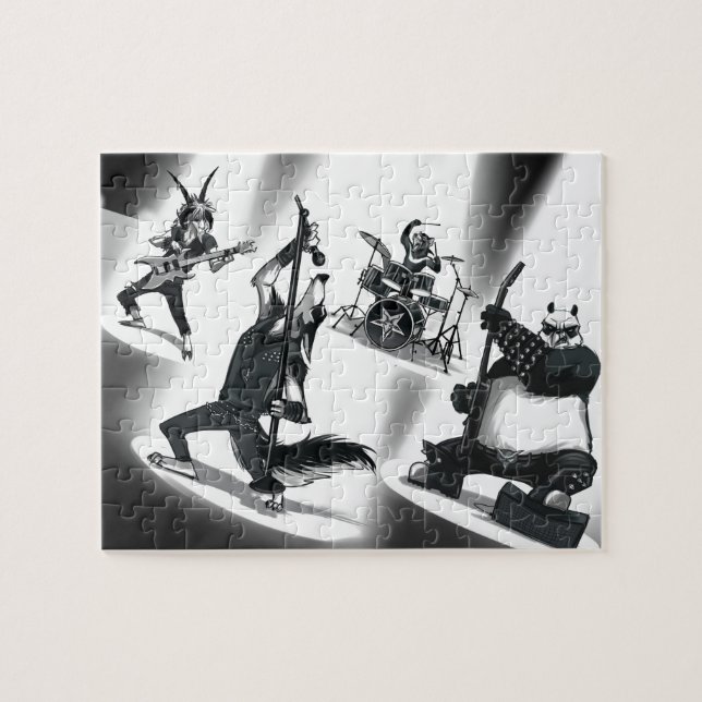 Heavy Metal Band Jigsaw Puzzle (Horizontal)
