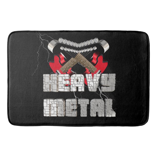 Heavy metal bath mat (Front)